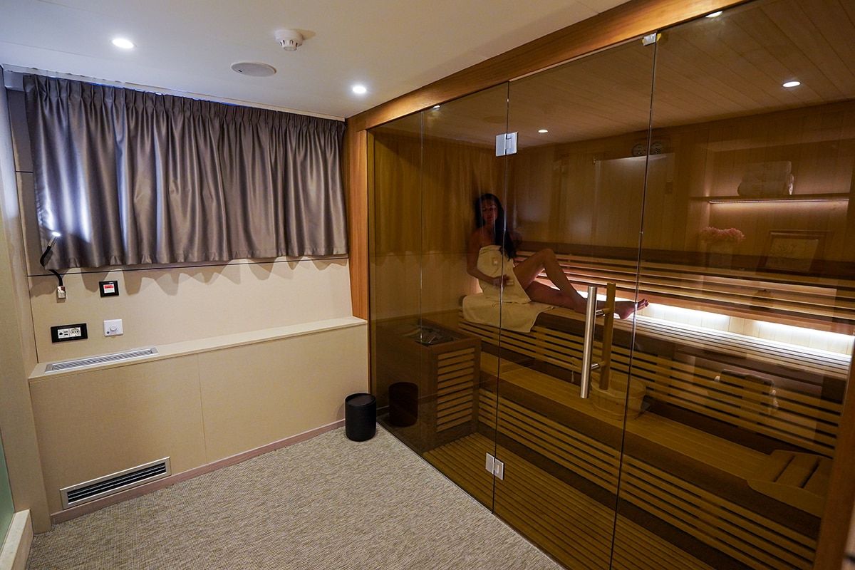Salon of Freedom, a Gulet Motoryacht yacht at Split, Croatia