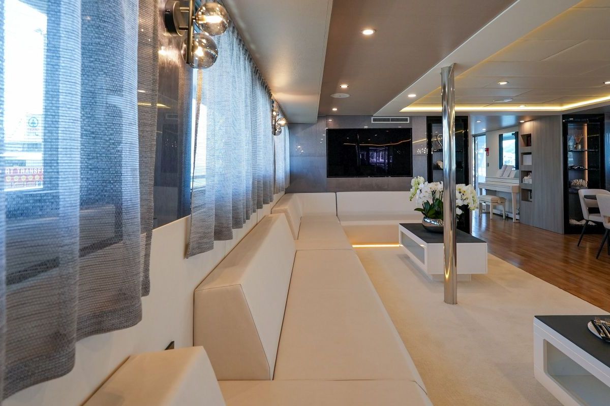 Salon of Freedom, a Gulet Motoryacht yacht at Split, Croatia