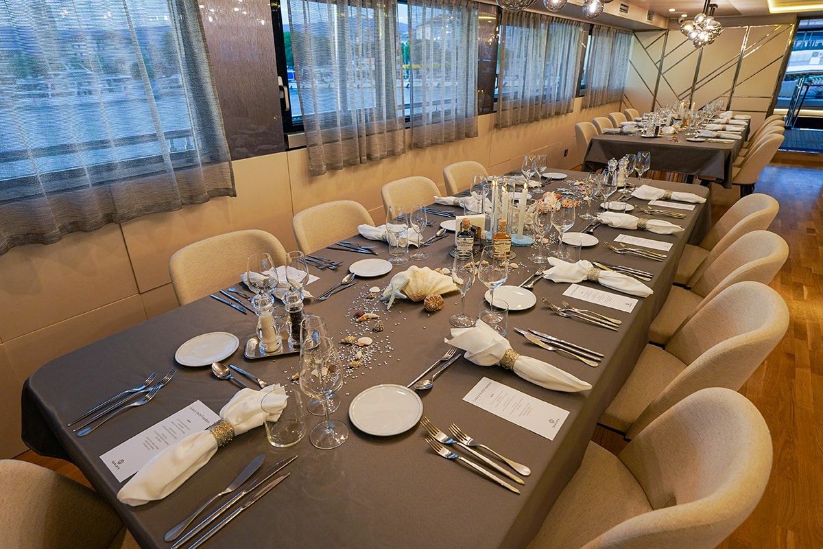 Salon of Freedom, a Gulet Motoryacht yacht at Split, Croatia