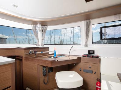 Salon of Long Island, a Lagoon 46 catamaran at Općina Medulin, Croatia
