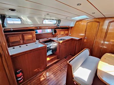 Galley of Rose Runner, a Beneteau Oceanis Clipper 461 sailboat at Općina Sukošan, Croatia