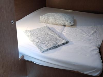 Cabin on Diana, a Beneteau Oceanis 38.1 sailboat at Punat, Croatia