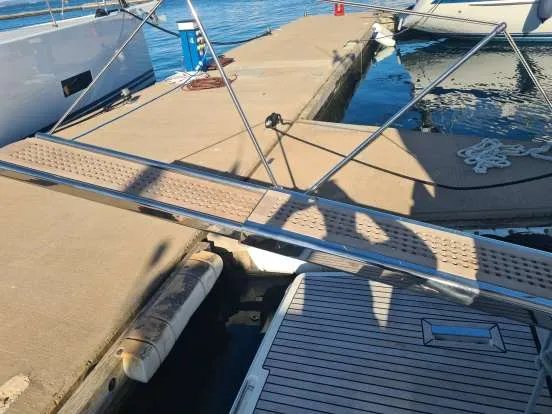 Adudu 2, a Jeanneau Prestige 460 Fly yacht at Dubrovnik, Croatia