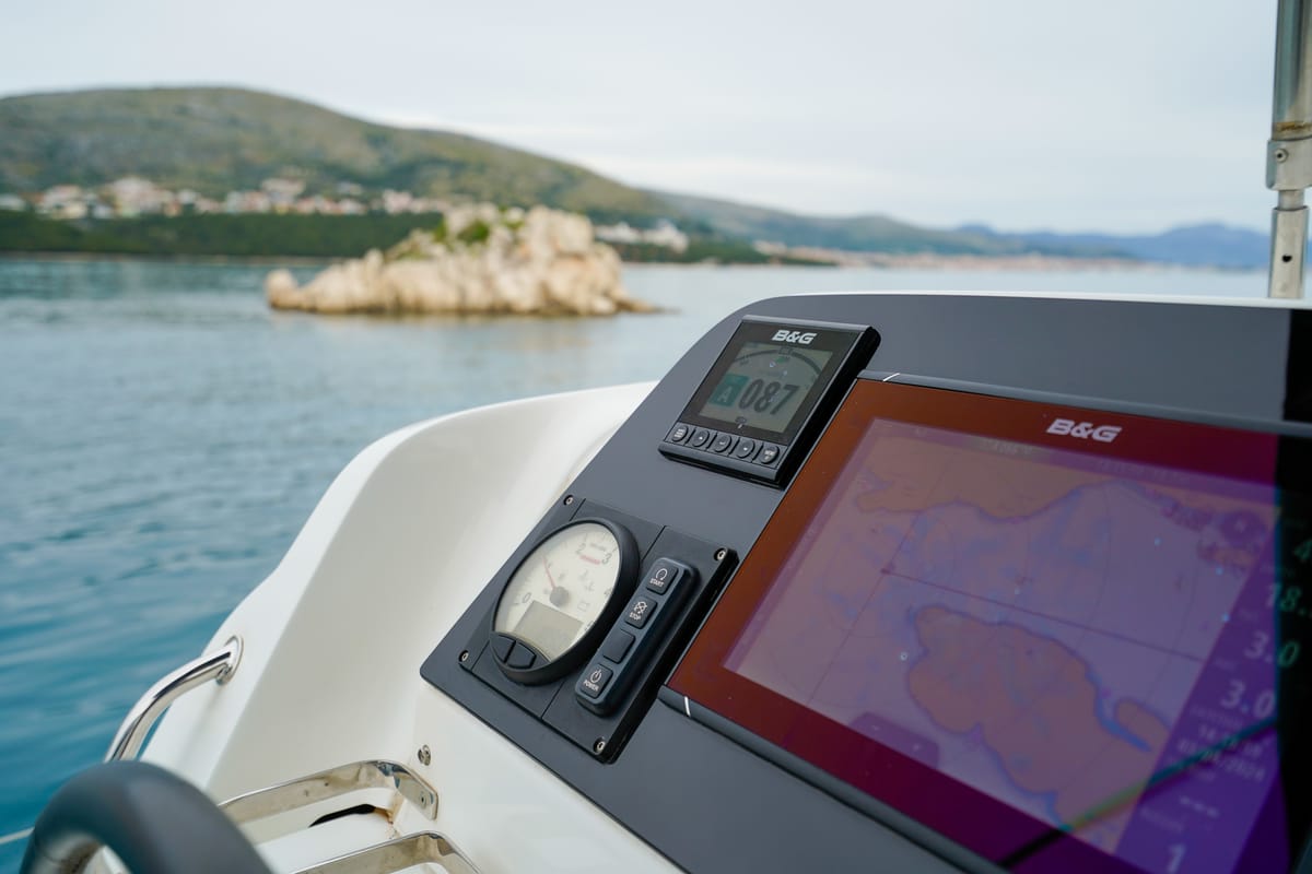 Vesper, a Lagoon 42 catamaran at Seget Donji, Croatia