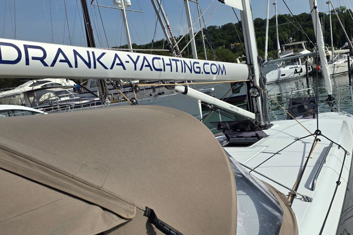 Princess Marija, a Jeanneau Sun Odyssey 380 sailboat at Grad Pula, Croatia