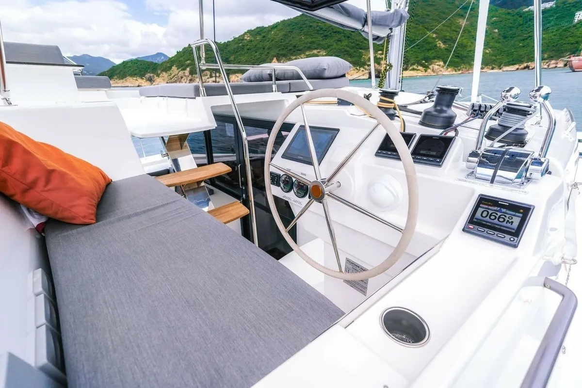 Premium +, a Fountaine Pajot Tanna 47 catamaran at Alameda, United States