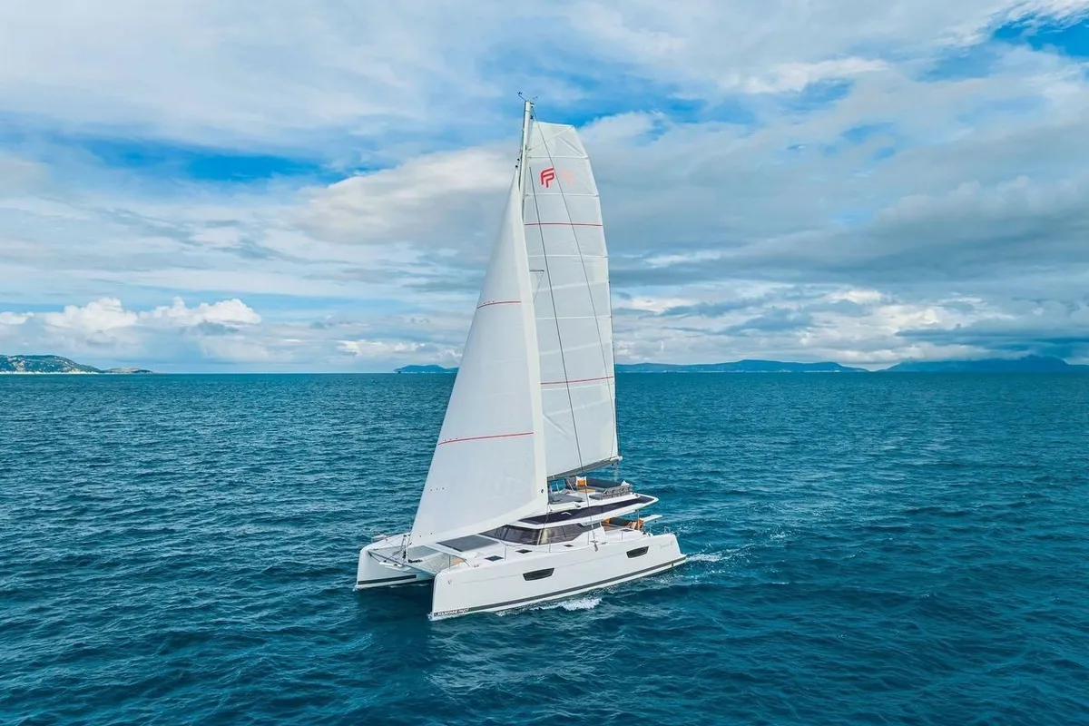 Premium +, a Fountaine Pajot Tanna 47 catamaran at Alameda, United States