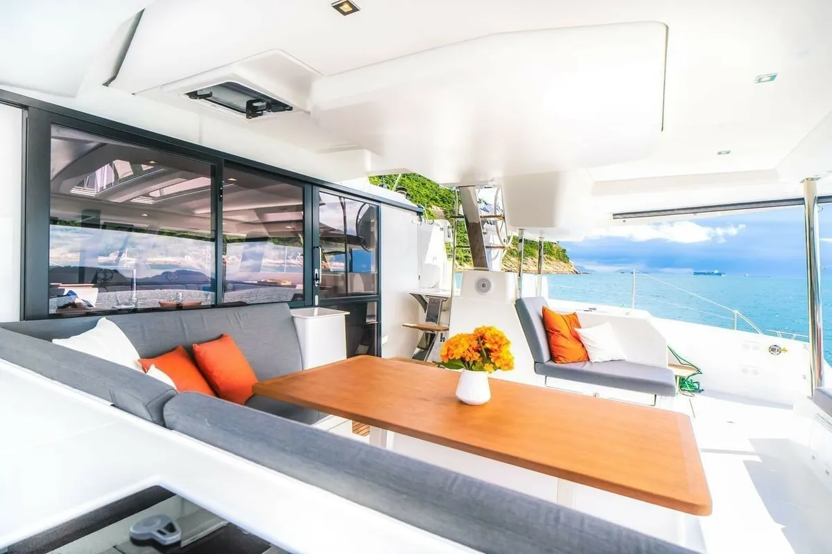 Premium +, a Fountaine Pajot Tanna 47 catamaran at Alameda, United States