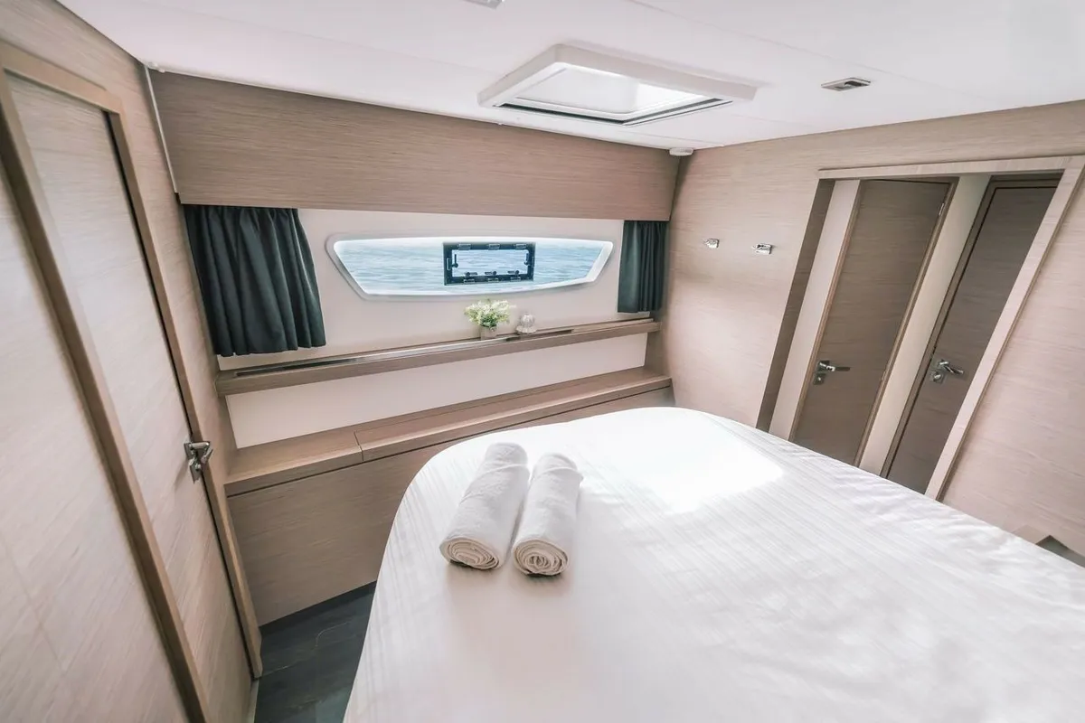 Premium +, a Fountaine Pajot Tanna 47 catamaran at Alameda, United States