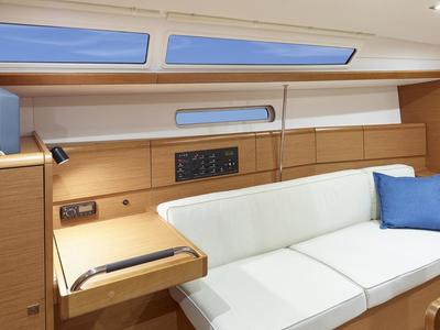 Salon of Sunsail 38 Classic, a Jeanneau Sun Odyssey 389 sailboat at Dubrovnik, Croatia