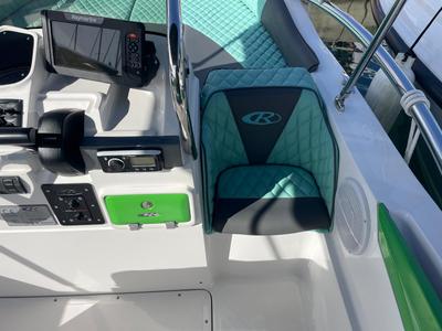 Cockpit of Rancraft RS Cinque.5, a Gulet Rancraft RS Cinque.5 motorboat at Zadar, Croatia