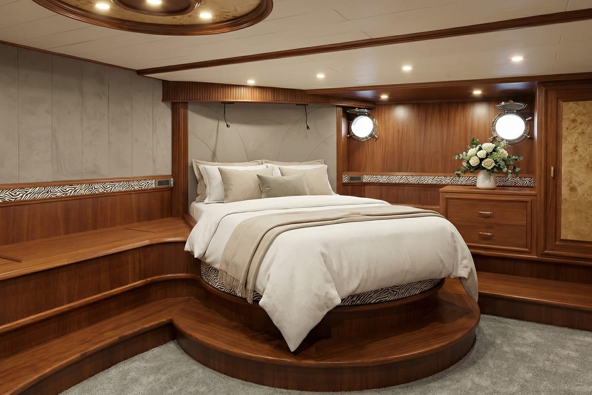 Cabin on Tosca, a Gulet Motoryacht yacht at Marmaris, Turkey