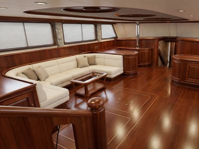 Salon of Tosca, a Gulet Motoryacht yacht at Marmaris, Turkey