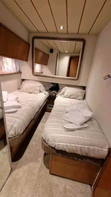 BLUE DREAM, a Ferretti Ferretti 52 yacht at Piraeus, Greece