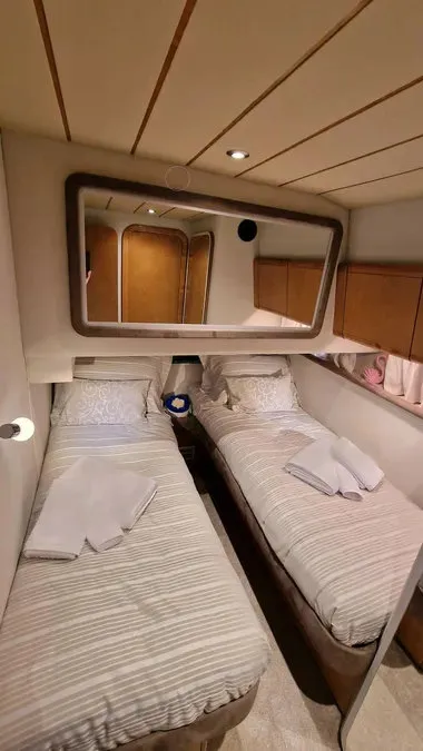 BLUE DREAM, a Ferretti Ferretti 52 yacht at Piraeus, Greece