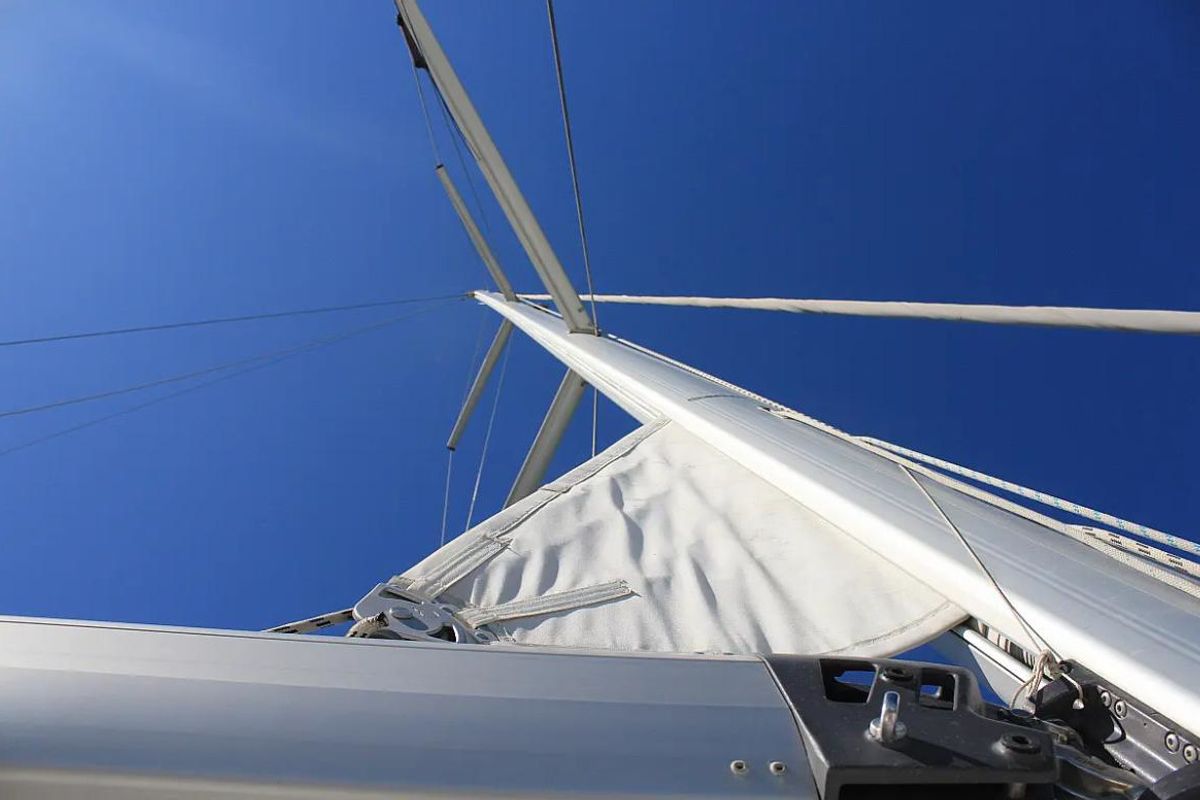 Amaryllis, a Bavaria C45 Style sailboat at Lavreotiki Municipal Unit, Greece