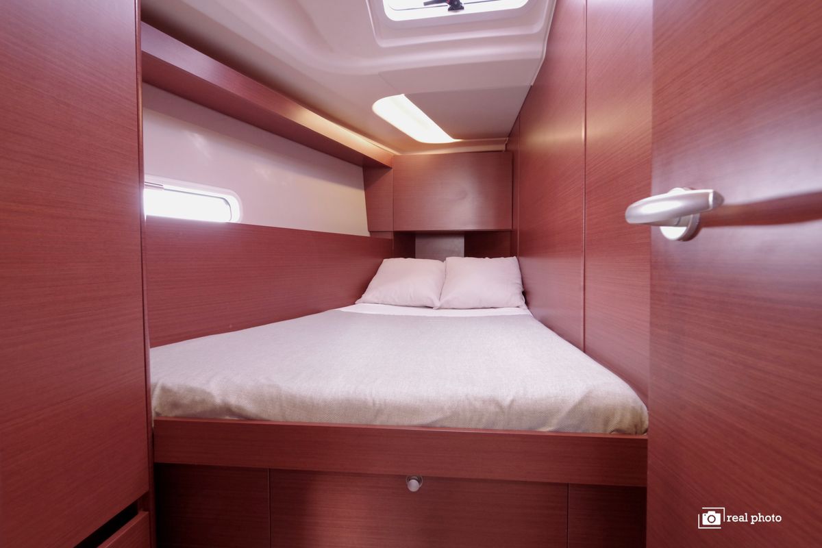 Cabin on Bea, a Hanse Yachts Hanse 458 sailboat at Puntone di Scarlino, Italy
