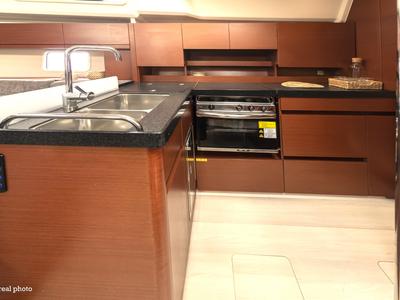Cabin on Bea, a Hanse Yachts Hanse 458 sailboat at Puntone di Scarlino, Italy