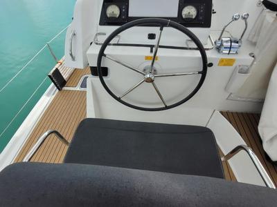 Cockpit of Best Q, a Lagoon 42 catamaran at Seychelles, Mahe, Seychelles