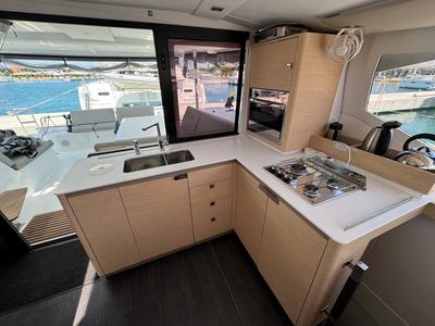 Galley of Bonita, a Fountaine Pajot Isla 40 catamaran at Općina Sukošan, Croatia