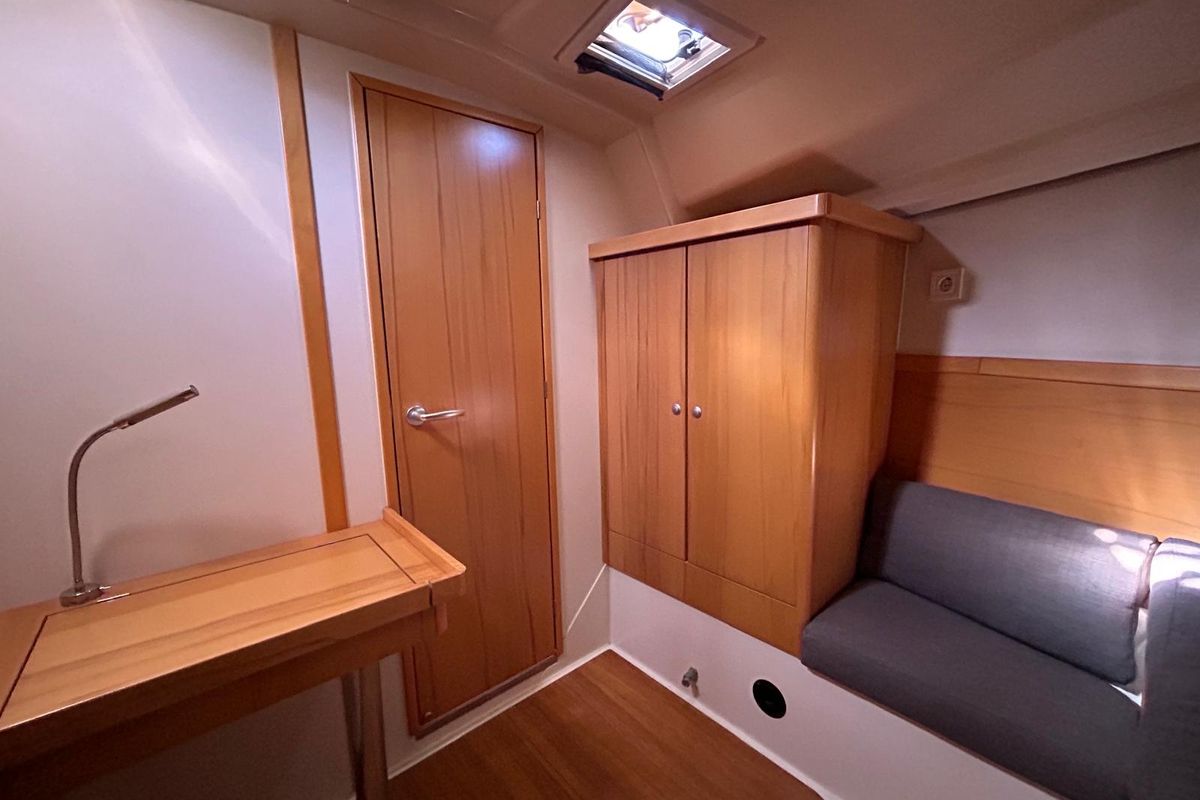 Cabin on Mara, a Hanse Yachts Hanse 400 sailboat at Seget Donji, Croatia