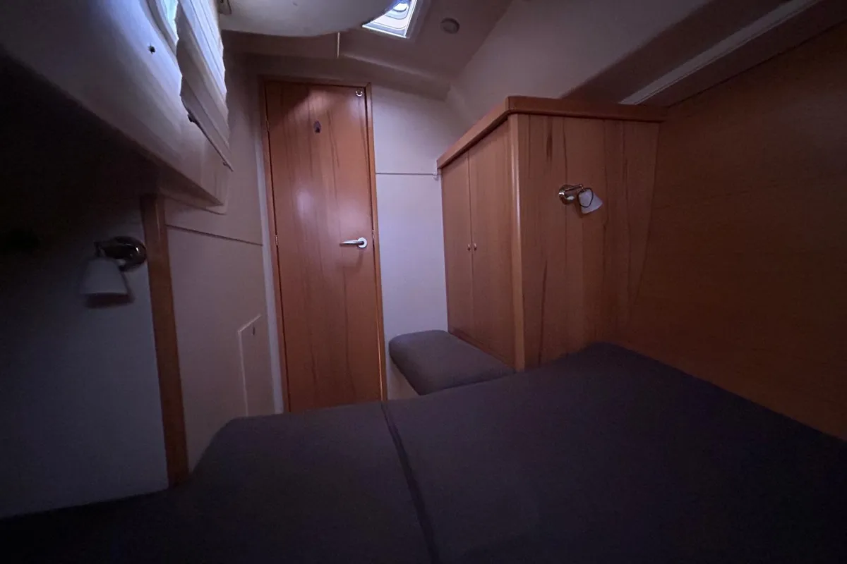 Cabin on Mara, a Hanse Yachts Hanse 400 sailboat at Seget Donji, Croatia