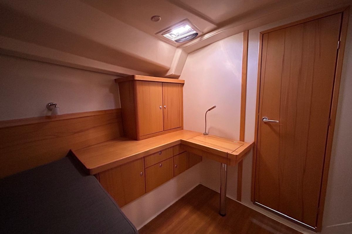 Cabin on Mara, a Hanse Yachts Hanse 400 sailboat at Seget Donji, Croatia