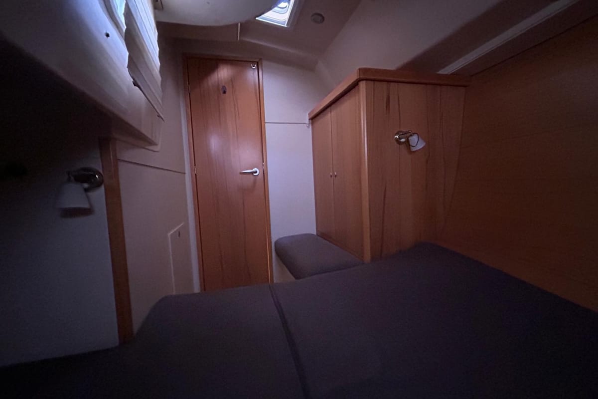 Cabin on Mara, a Hanse Yachts Hanse 400 sailboat at Seget Donji, Croatia