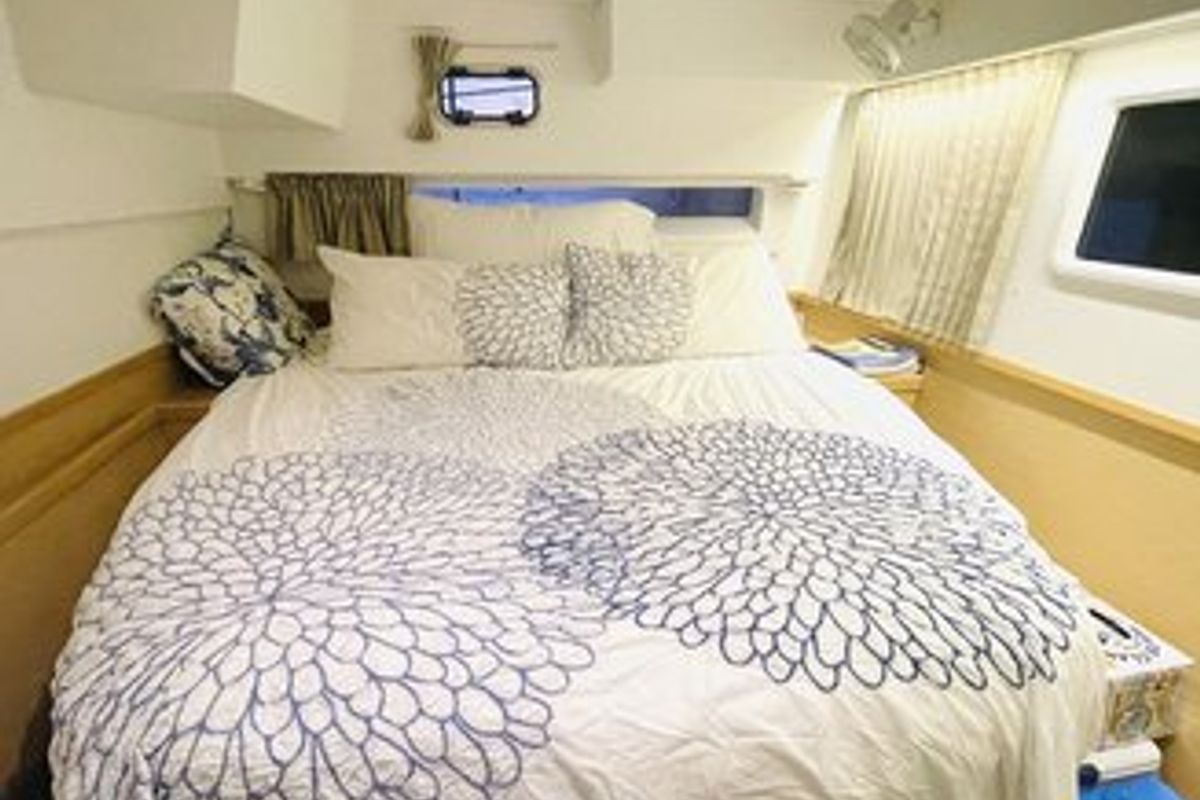 Cabin on Sugar Magnolia, a Lagoon 42 catamaran at Stock Island, United States