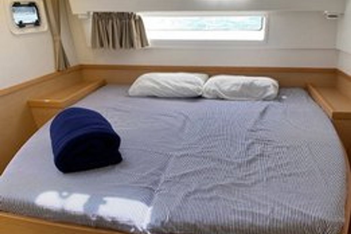 Cabin on Sugar Magnolia, a Lagoon 42 catamaran at Stock Island, United States