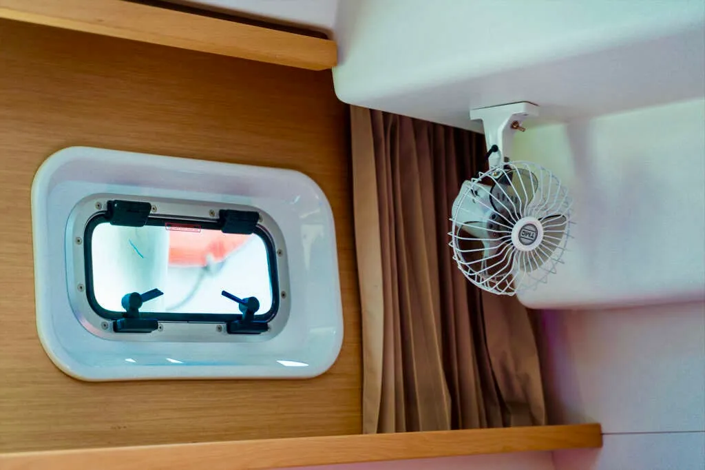 Cabin on Emoseaon, a Lagoon 450 F catamaran at Municipal Unit of Lefkada, Greece
