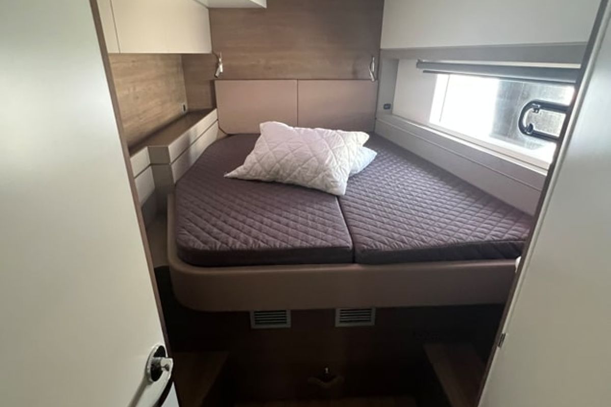 Cabin on Blue Diamond, a Bali 4.4 catamaran at Municipal Unit of Lefkada, Greece