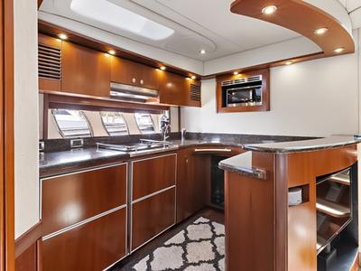 Galley of Parr T On, a Sea Ray Boats Sea Ray 60 Sundancer motorboat at Stock Island, United States