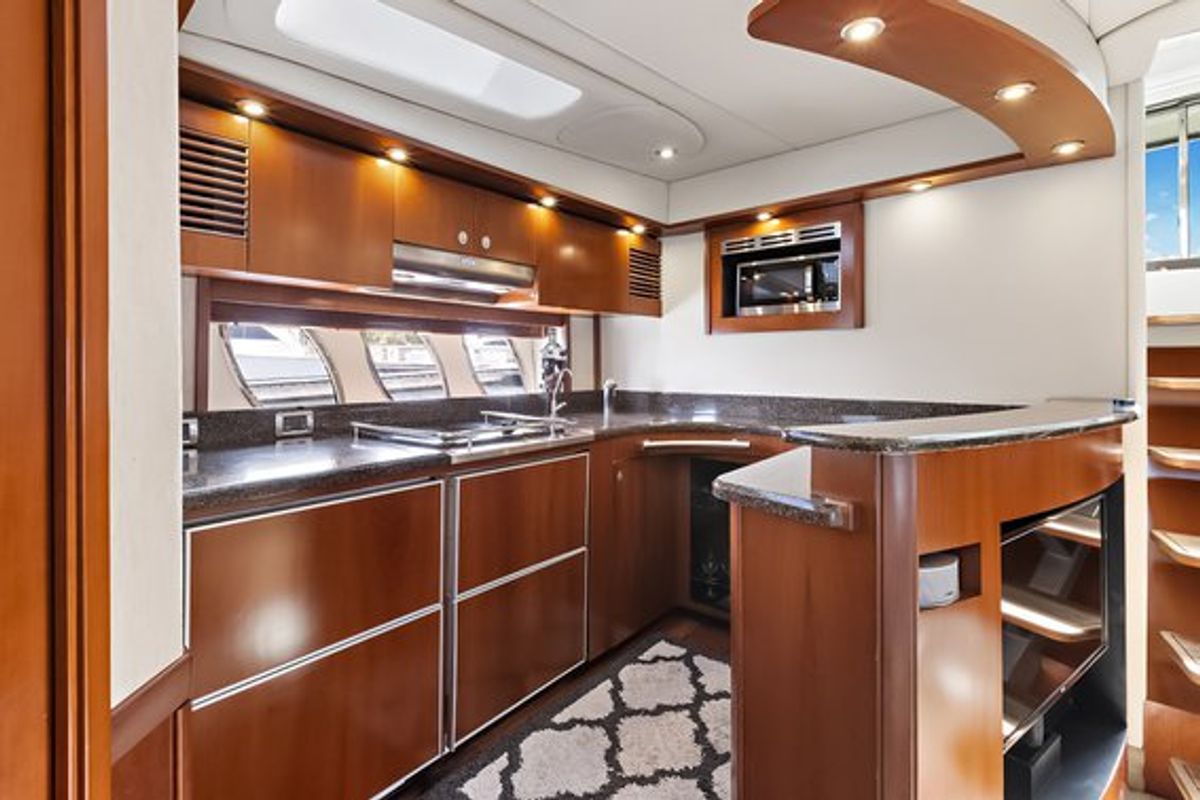 Galley of Parr T On, a Sea Ray Boats Sea Ray 60 Sundancer motorboat at Stock Island, United States