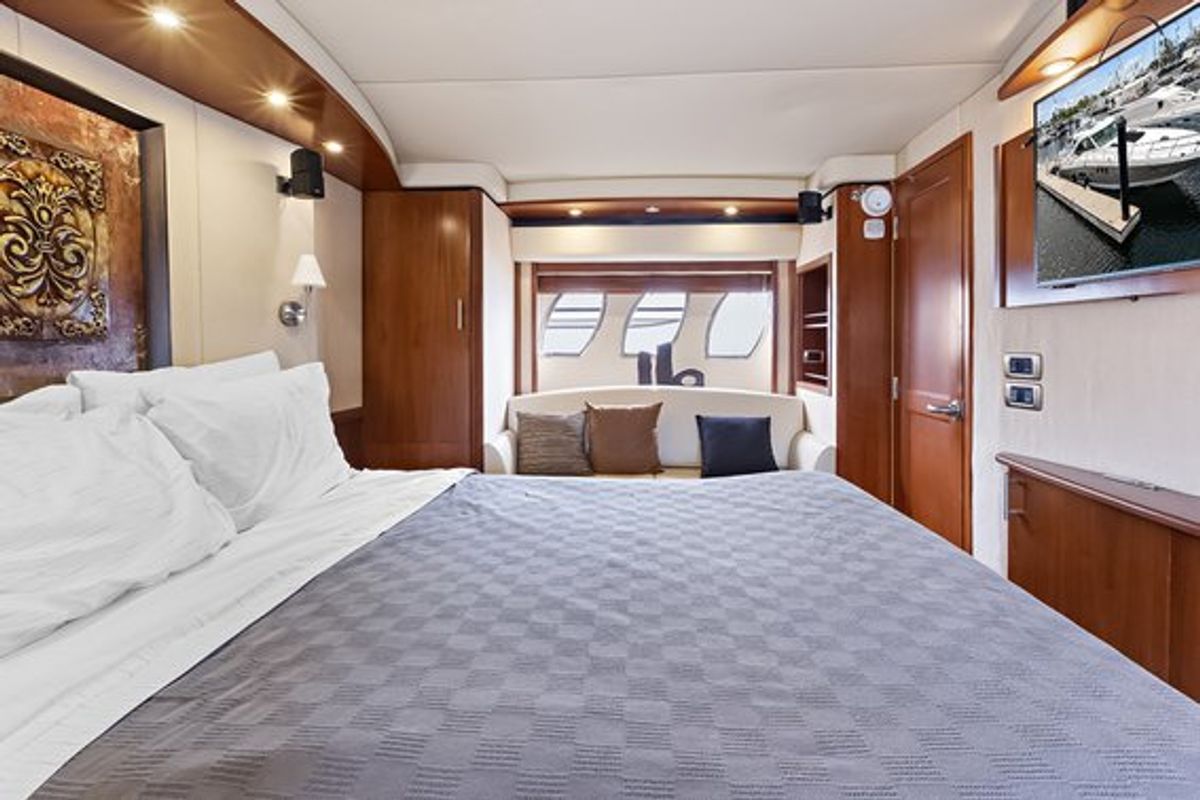 Cabin on Parr T On, a Sea Ray Boats Sea Ray 60 Sundancer motorboat at Stock Island, United States