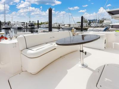 Deck of Parr T On, a Sea Ray Boats Sea Ray 60 Sundancer motorboat at Stock Island, United States