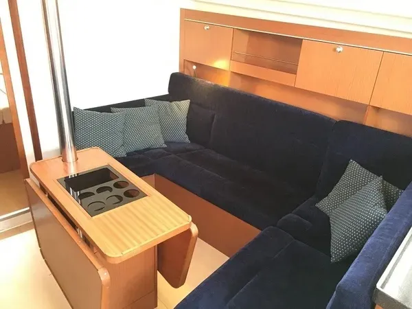 Salon of Milda, a Hanse Yachts Hanse 385 sailboat at Tallinn, Estonia