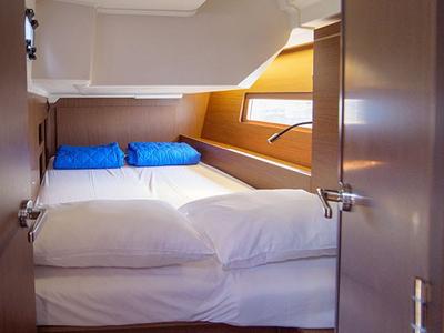 Cabin on Layla, a Beneteau Oceanis 46.1 sailboat at Volos Municipality, Greece
