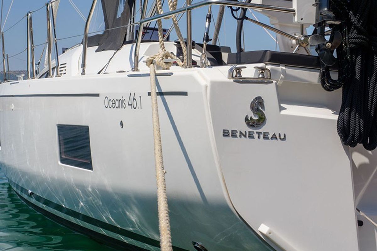 Layla, a Beneteau Oceanis 46.1 sailboat at Volos Municipality, Greece