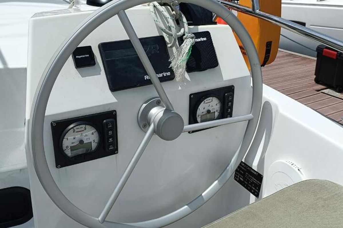 Poucette, a Bali Catsmart catamaran at Le Marin, France