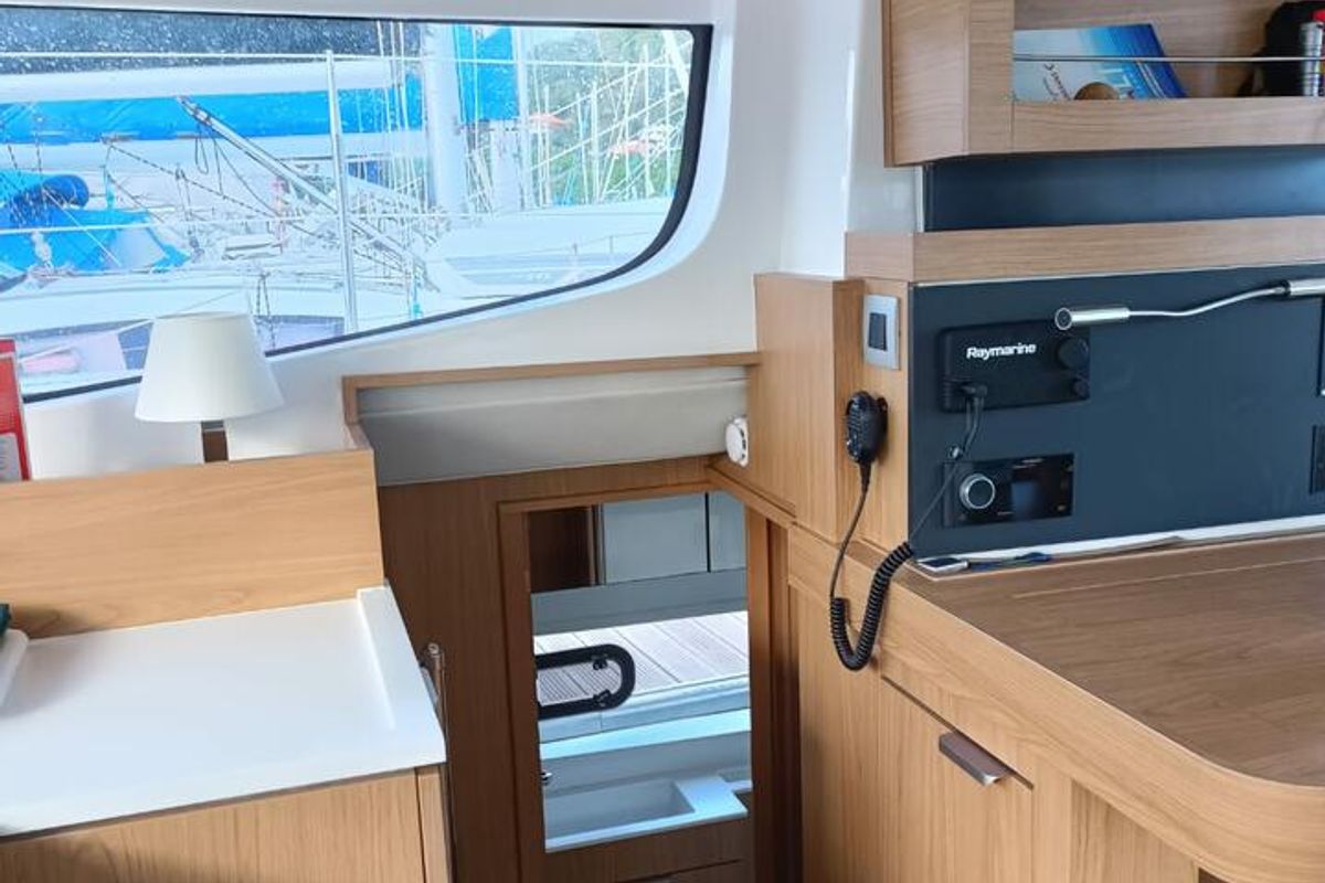 Poucette, a Bali Catsmart catamaran at Le Marin, France