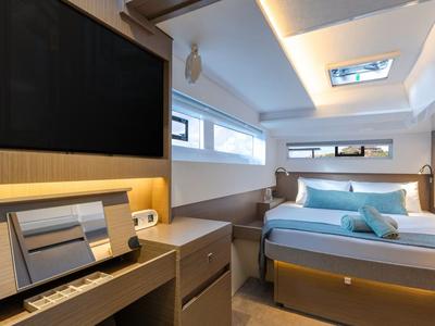 Cabin on Moorings 5200 Exclusive Plus, a Leopard 52 catamaran at Placencia, Belize