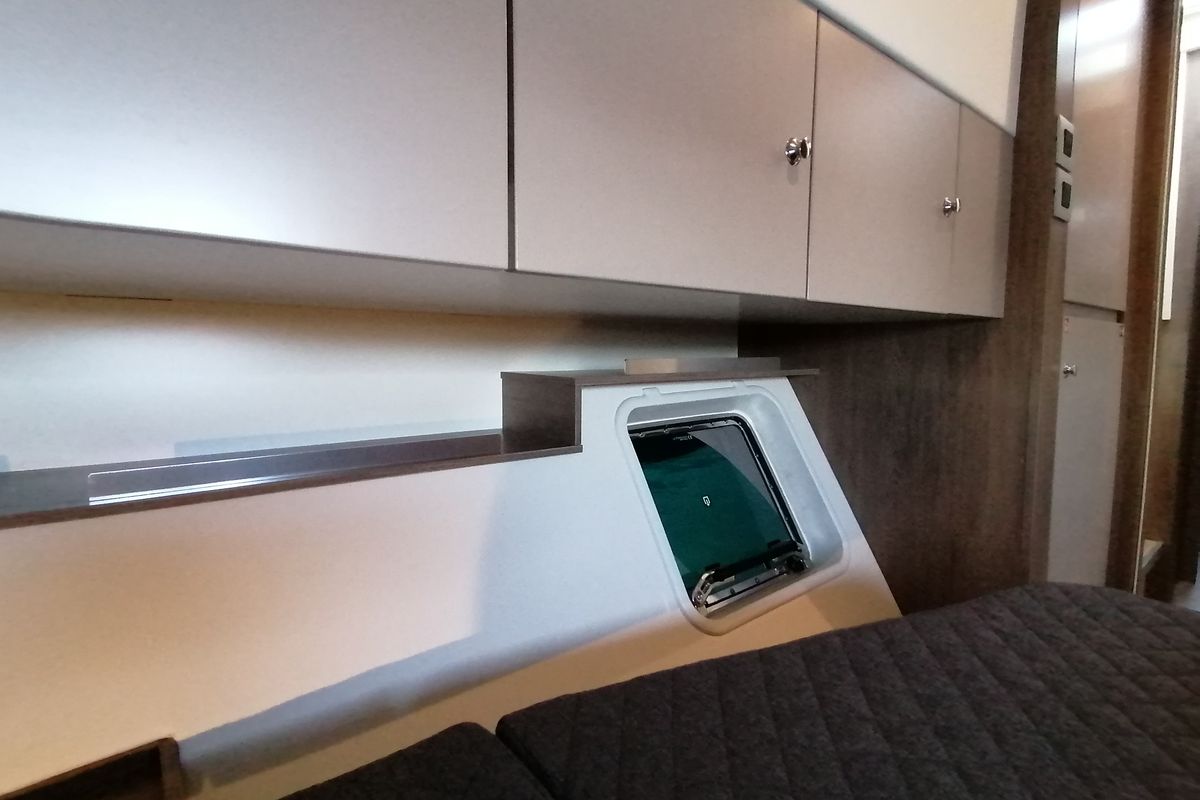 Cabin on Sunny, a Bali Catspace catamaran at Municipal Unit of Lefkada, Greece
