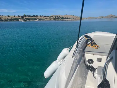 Deck of Maltesina, a ZAR FORMENTI SRL ZAR 79 Sport Luxury rib at Općina Sukošan, Croatia