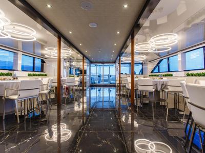 Salon of Ban, a Gulet Luxury Motor Yacht yacht at Split, Croatia
