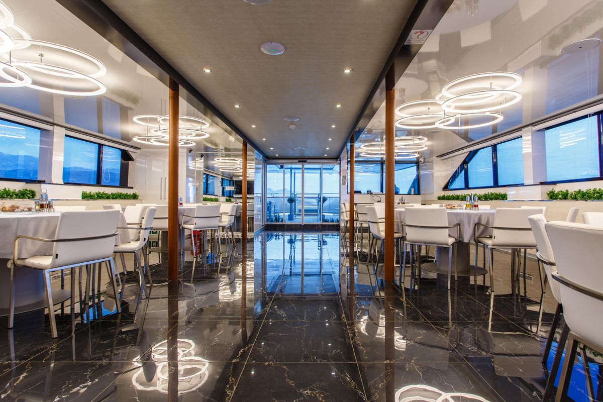 Salon of Ban, a Gulet Luxury Motor Yacht yacht at Split, Croatia