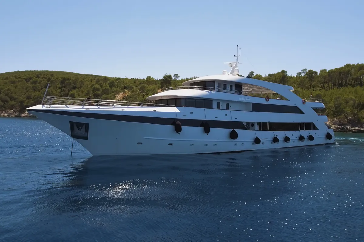Exterior view of Ban, a Gulet Luxury Motor Yacht yacht at Split, Croatia