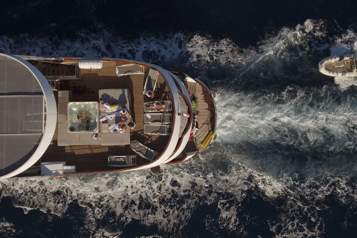 Exterior view of Ban, a Gulet Luxury Motor Yacht yacht at Split, Croatia