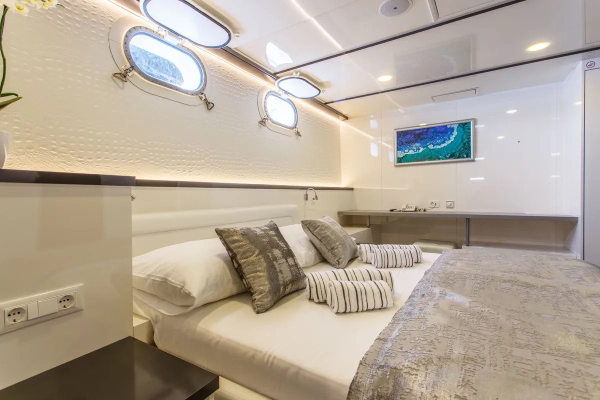 Cabin on Ban, a Gulet Luxury Motor Yacht yacht at Split, Croatia