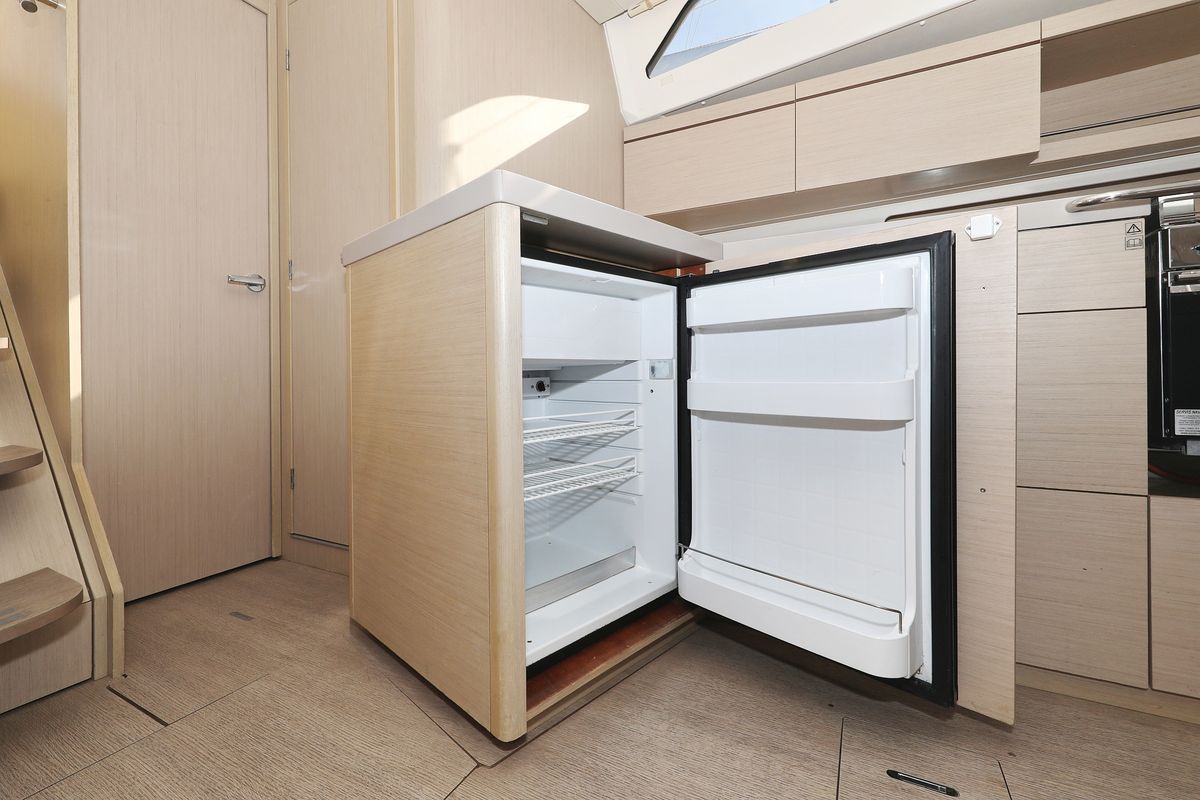 Galley of Sasool, a Beneteau Oceanis 46.1 sailboat at Grad Trogir, Croatia
